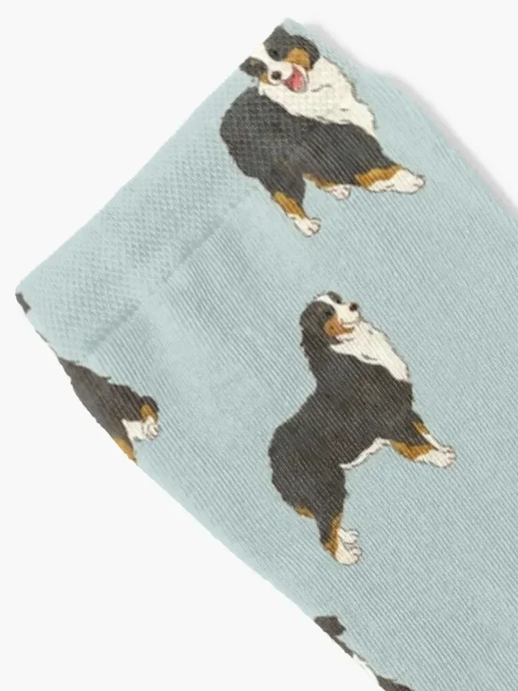 Black Tri Australian Shepherd Aussie Dog Socks aesthetic Soccer winter gifts fashionable Socks Women Men's