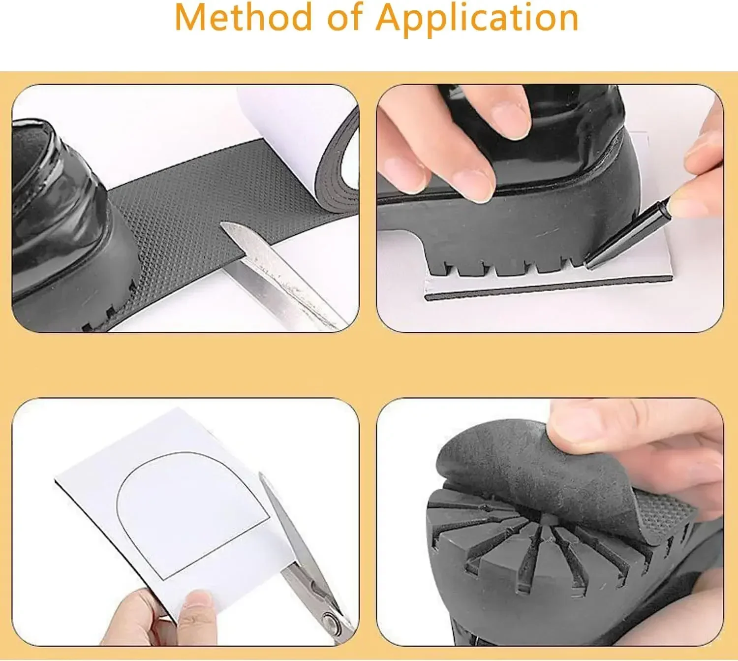 1 متر ملصقات الأحذية عدم الانزلاق لا لاصق عالية الكعب ملصق المضادة للانزلاق كعب وحيد حماة أحذية طويلة الأمد الرعاية منصات وسادة