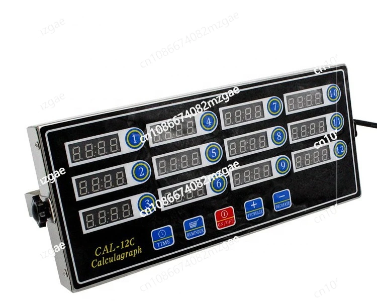

Commercial Kitchen Timer 12 Channel Baking Western Restaurant Timer Burger Fried Chicken Fries Timer
