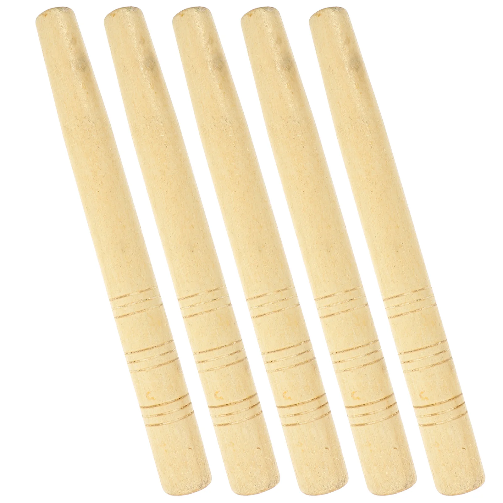 

5 Wooden Handle Farm Tools Replacement Shovel Handles Hardwood Hammer Durable Lightweight Long Service Life Gardening Digging