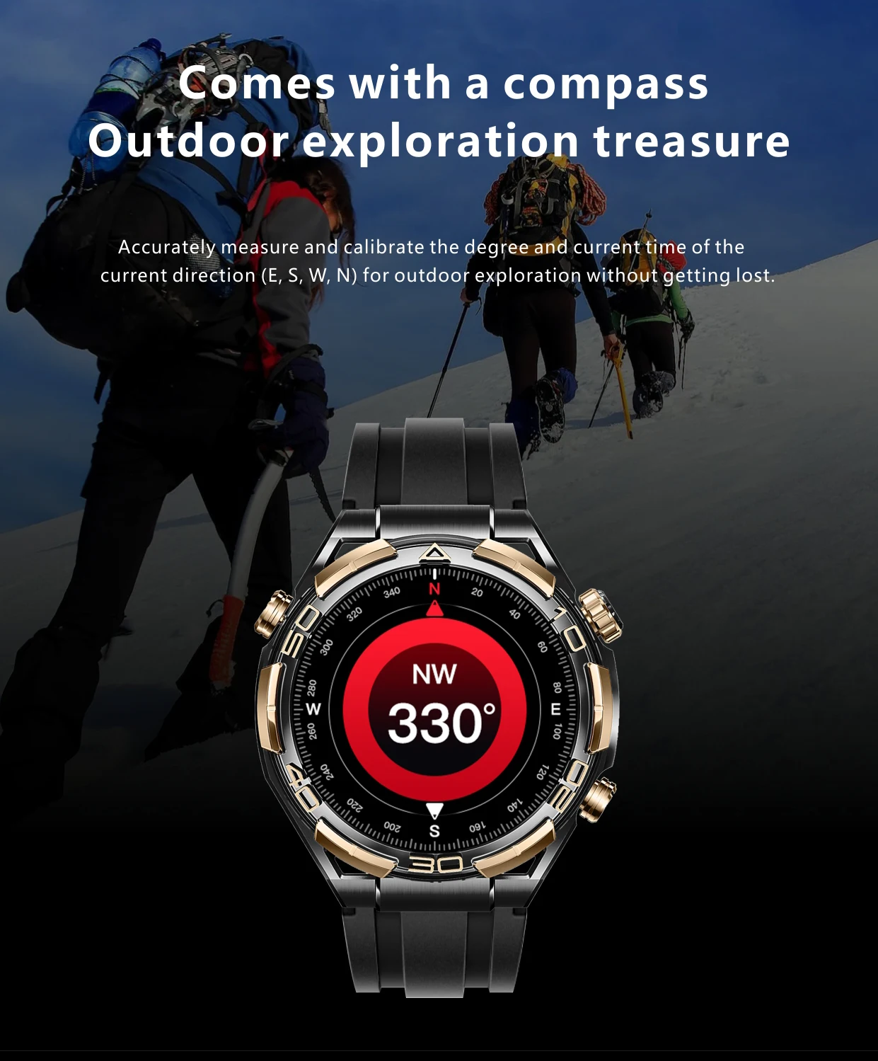 Wi8Pro Smartwatch بلوتوث مكالمة IP68 صوت مساعد تحديد المواقع NFC GPS مراقبة التمارين الصحية Whatsapp الساعات الذكية للرجال #3