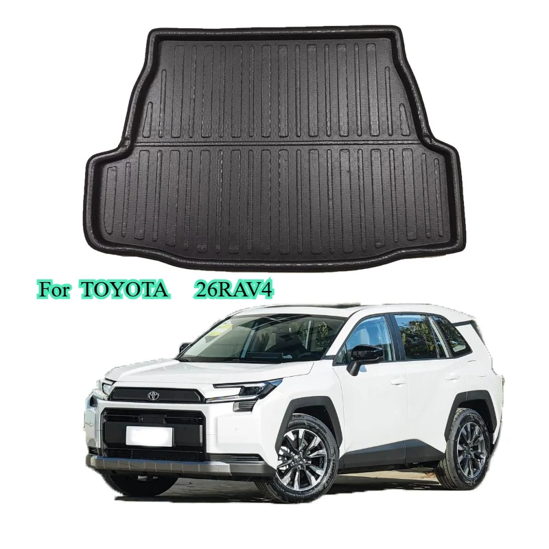 Für TOYOTA RAV4 2026+ Kofferraummatte, Hintere Bodenmatte, Kofferraumauskleidung, Teppich, Laderaumunterlage, Schmutzschutz