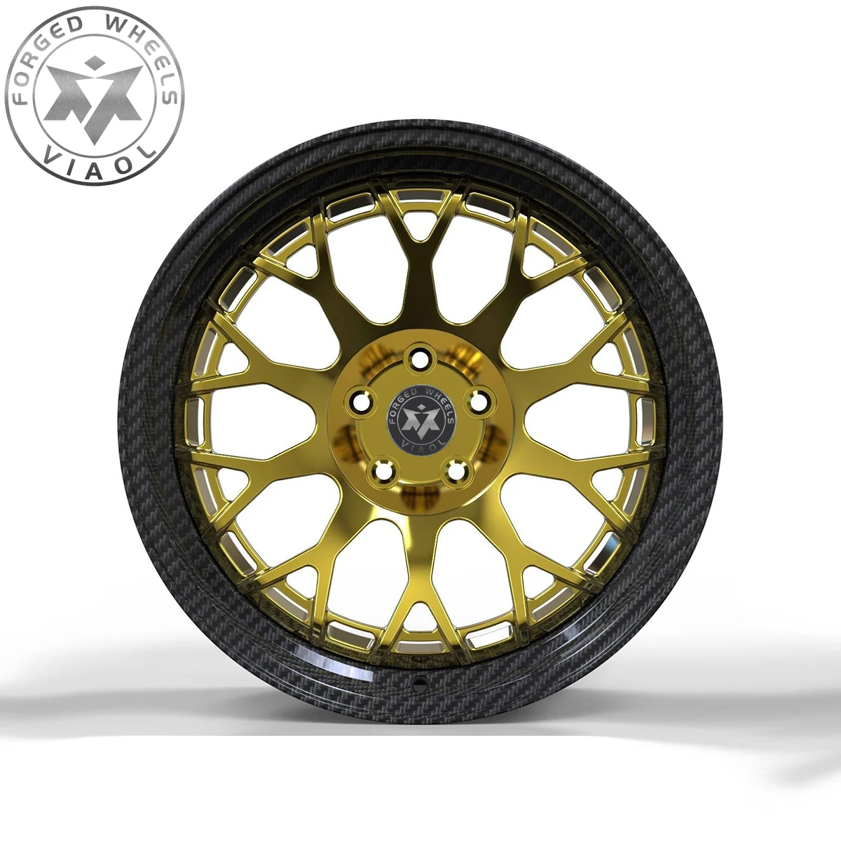 Two-Piece Carbon Fiber Forged Wheel 18 19 20 21 22 Inch 5x112 5x114.3 5x120 Car Wheel Rim for Audi A3 A4 S3 S4 BMW M3 M4 3Series