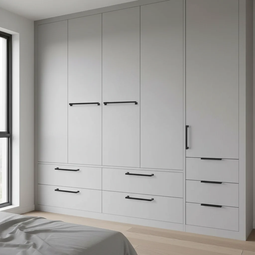 

Modern Minimalist Cabinet Handles Drawer Pulls Hidden Aluminum Alloy Handles Nordic Style for Wardrobe Kitchen Furniture