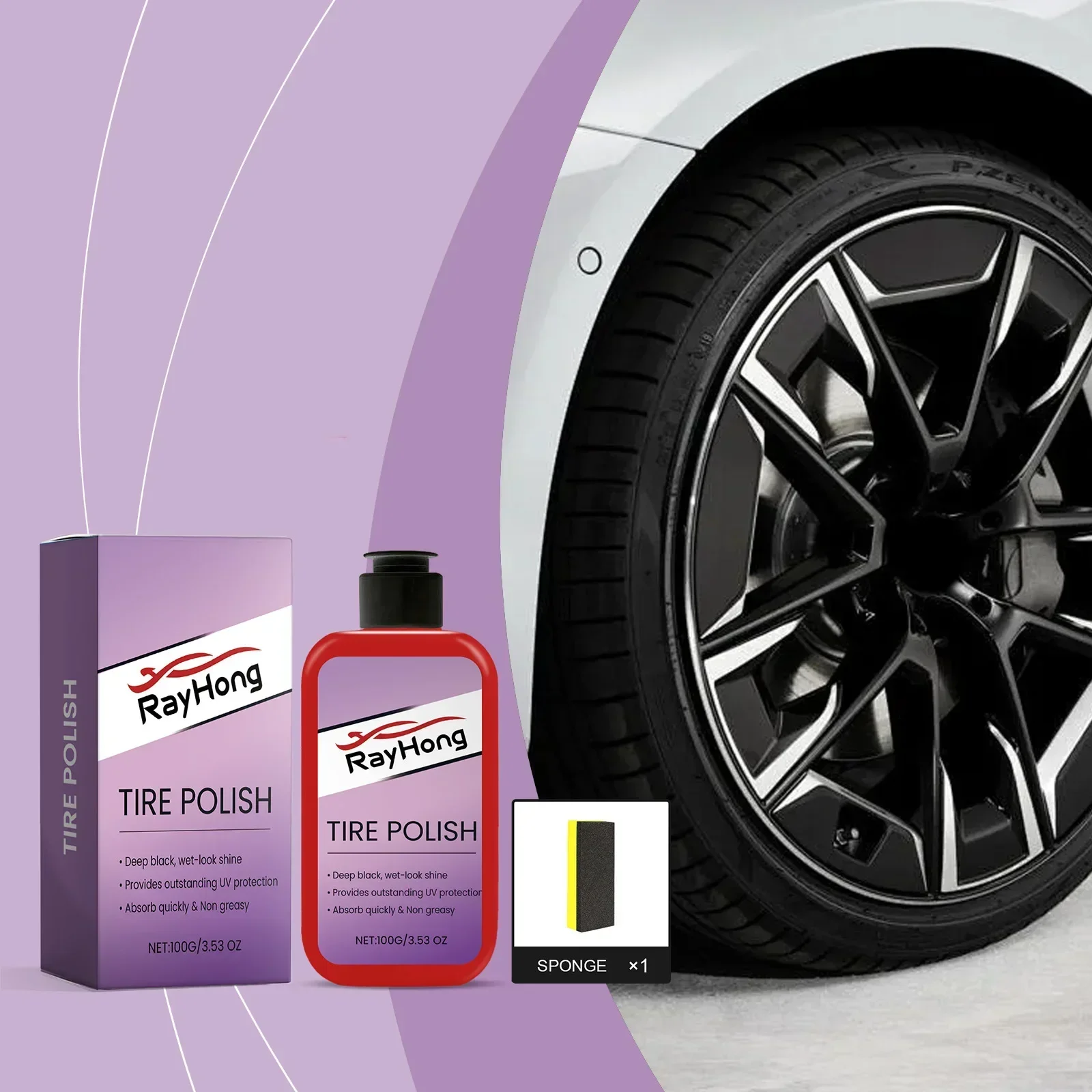 Car Tire Polishing Paste Tire Cleaning, Rust Removal, Polishing, Brightening, Antifouling, Wheel Retreading Paste