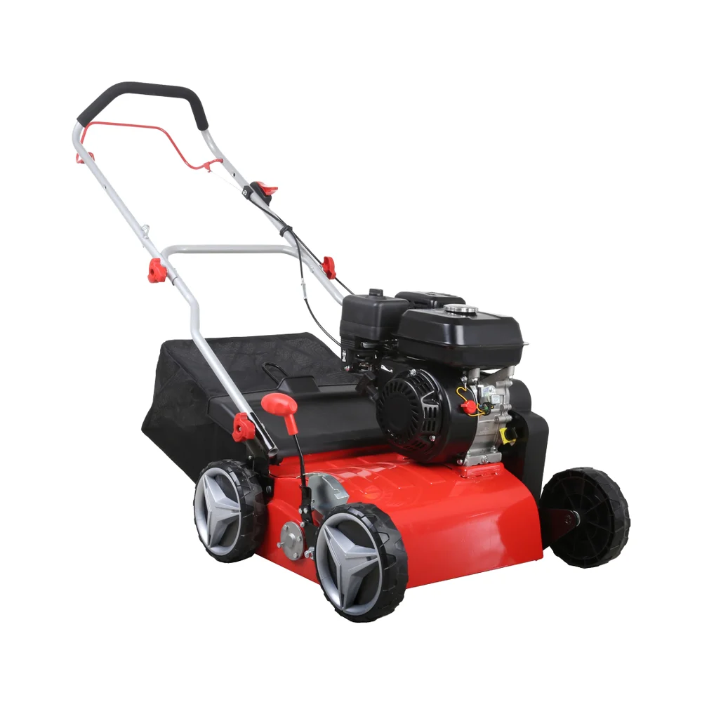 

Automatic Self-Moving Grass Cutter Hand Push Cutting Scarifier High Productivity Petrol Roller Lawn Mower