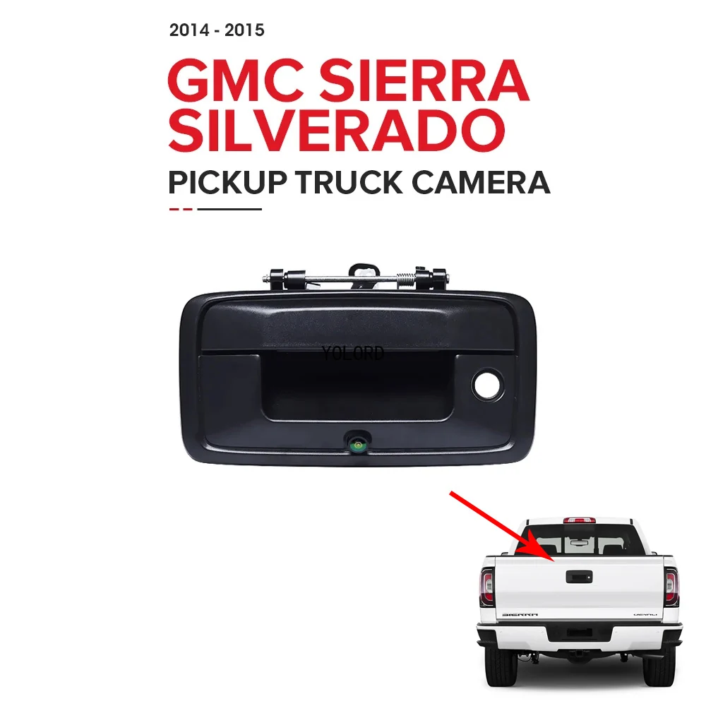 

1080P AHD Pickup Truck Backup Came Wide Angle for Silverado GMC Sierra 2014-2015 Night Vision Waterproof Reversing Camera