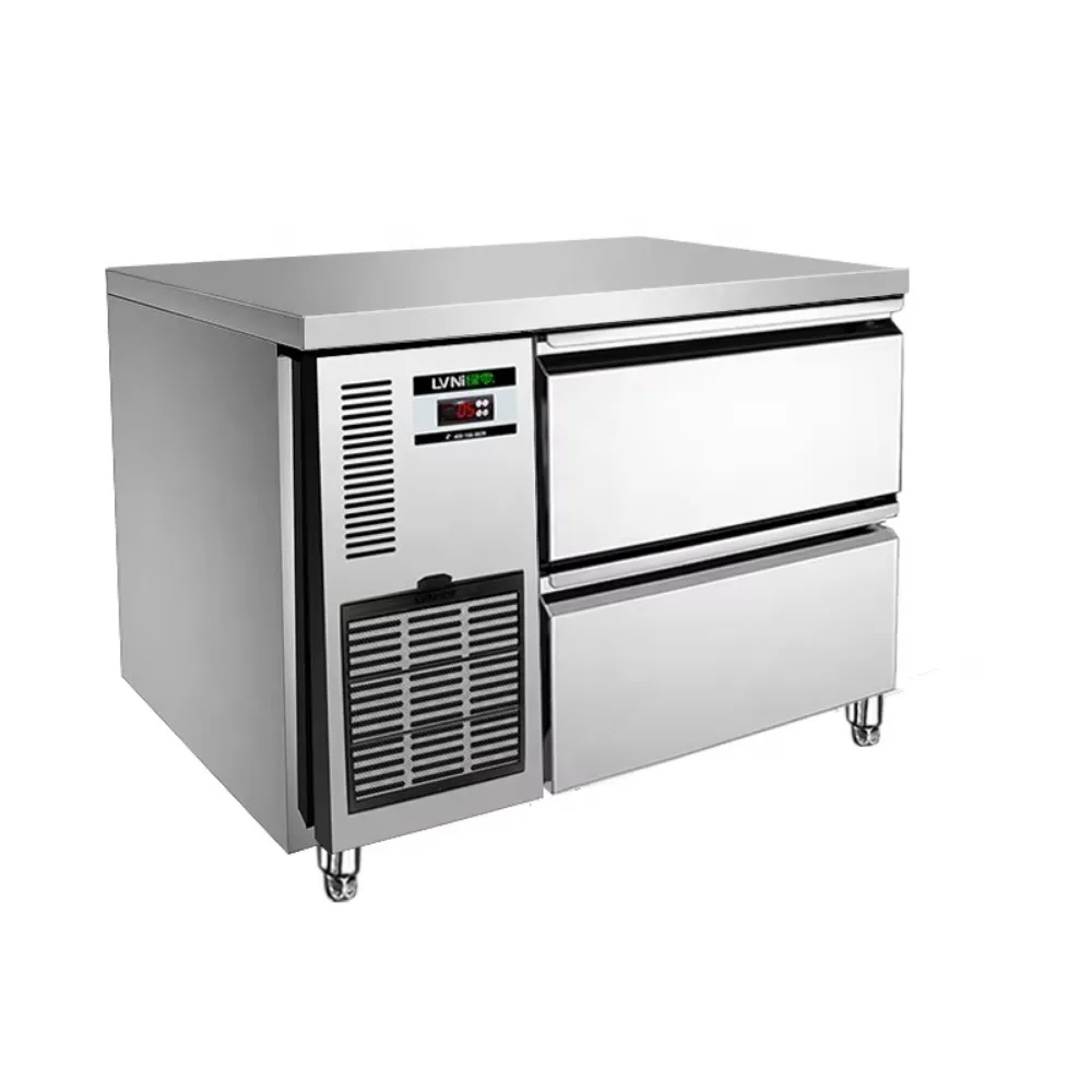 Commercial 9 Drawer Refrigerator Restaurant Counter Fridge Drawer Bench Freezer With Drawers