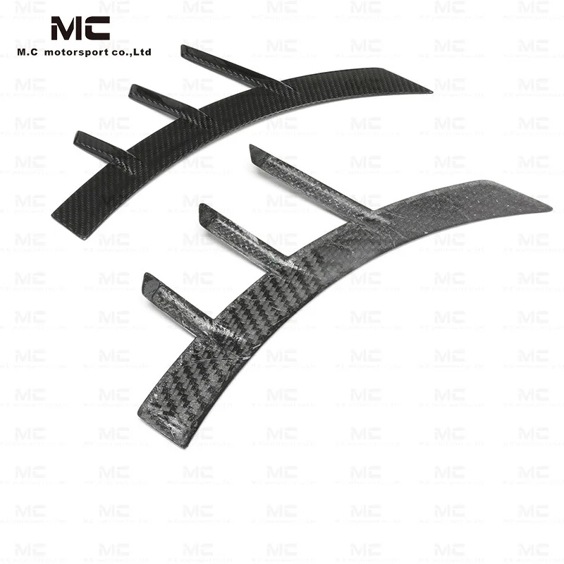 For BMW M2 G87 Front Wheel Eyebrow Carbon Fiber Wheel Trims Fender Flare 4PCS