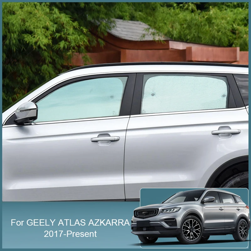 

Car Front Windshield Sunshades UV Protection Side Window Curtain Sun Shade Visor Accessories For Geely Atlas Azkarra 2017-2025