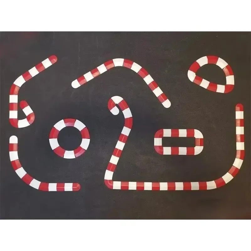 26pcs 1/76 Road Barrier DIY Racing Track Design Drifting Race Track RC Parts Remote control car splicing stereo track