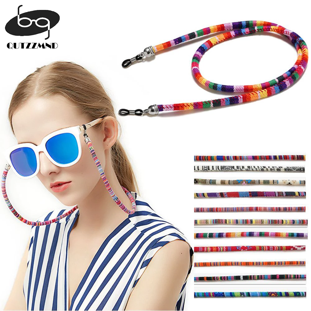 

Practical Cotton Neck String Cord for Glasses Sunglasses Retainer Strap Eyewear Lanyard High-End Ethnic Rope Eyeglasses Chain