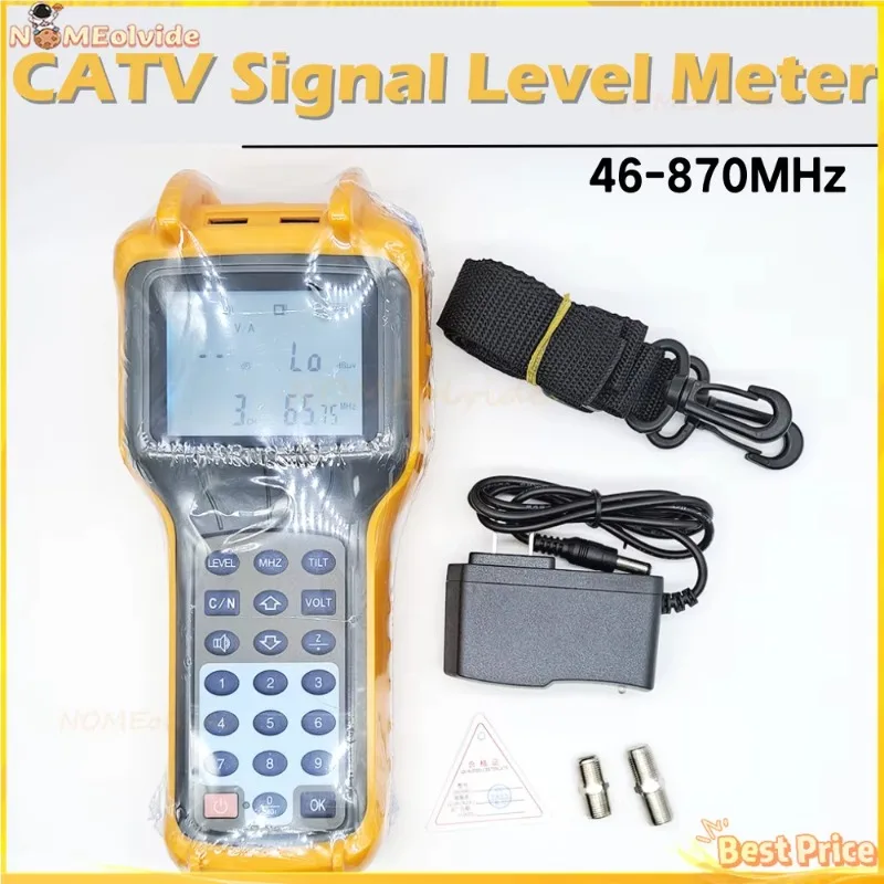 【Smart】17S5200 CATV Signal Level Meter 46 870MHz Cable TV Tester RY-S110 Analog