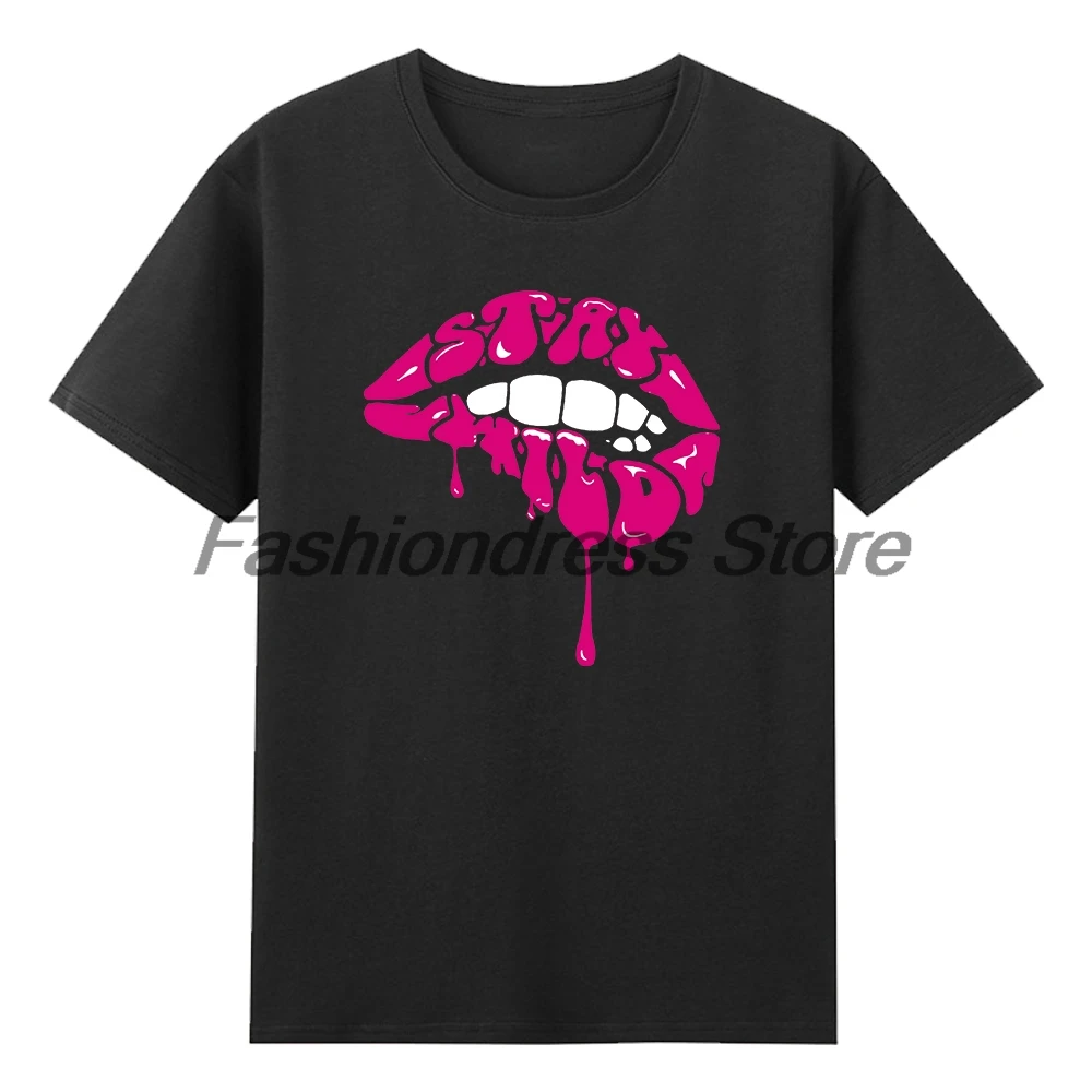 Ben Azelart Lips Merch T-shirt Crewneck Short Sleeve Cotton Tee Women Men Streetwear Tops
