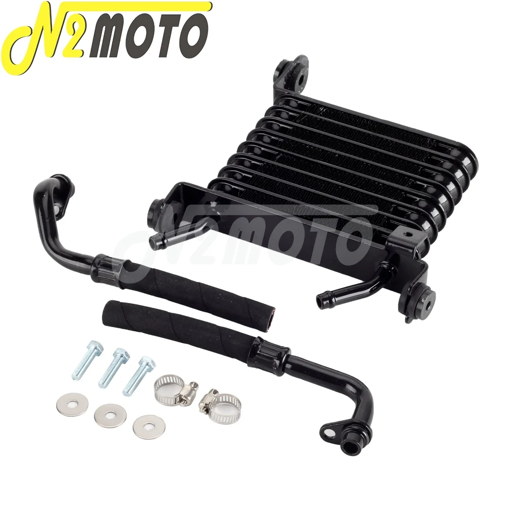 Motorcycle Black Aluminum Oil Cooler Device Engine Radiator For Indian Chief Vintage Classic Dark Horse Springfield 2016-2021