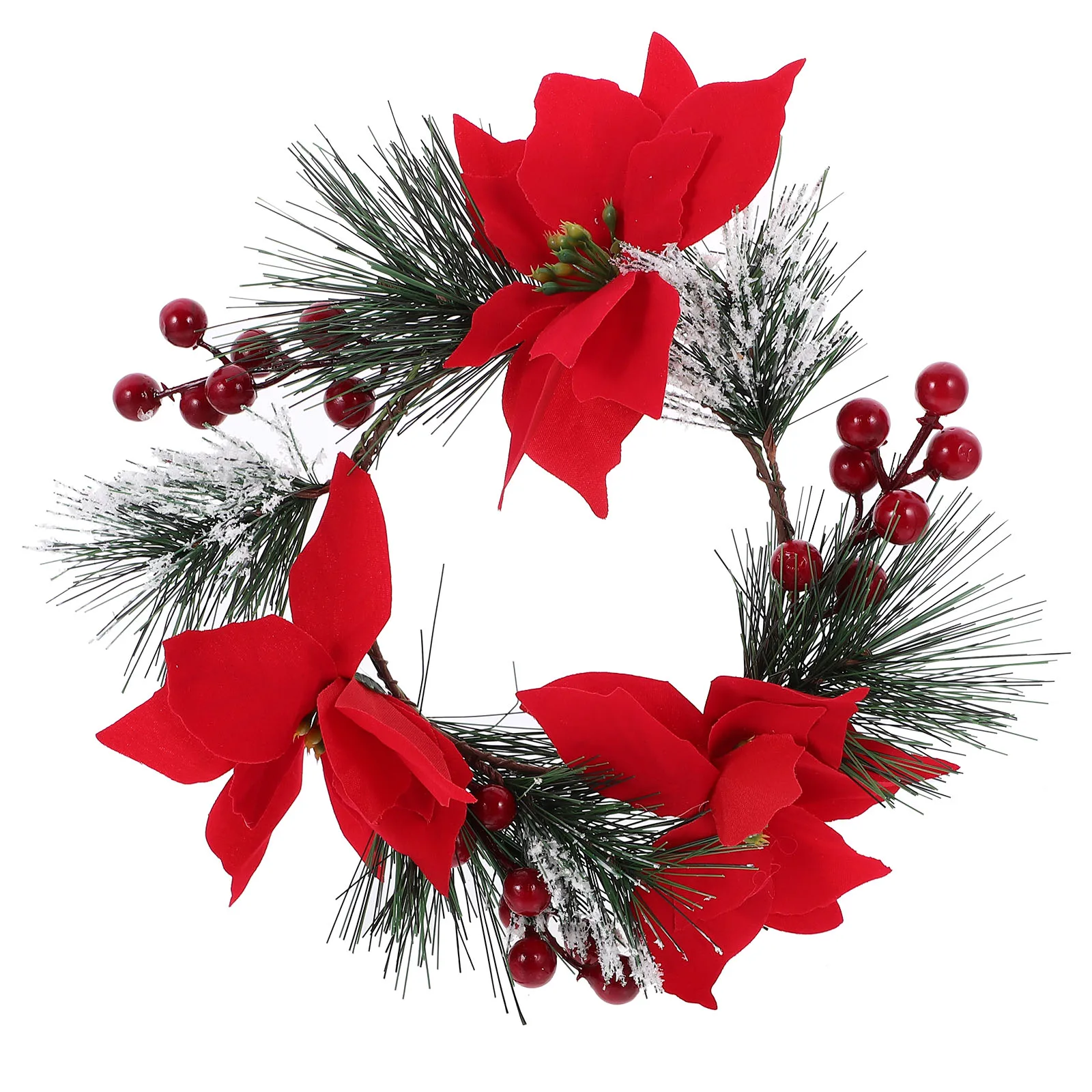 

Christmas C Wreaths PVC nament Ring Xmas Decor Door Hanging Holiday Party DIY Decoration Christmas C Rings