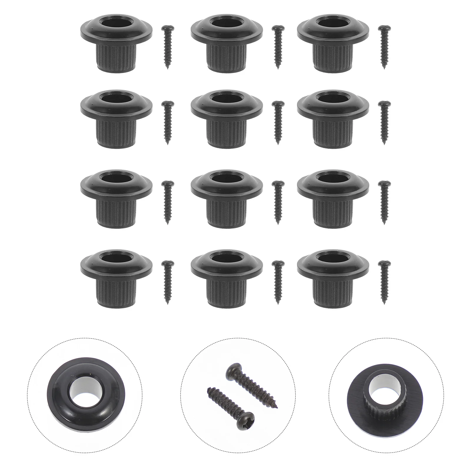 

18Sets Professional Guitar Replacement Pegs Metal Tuning Keys Robust Head Knobs for Reliable String Control and Stability