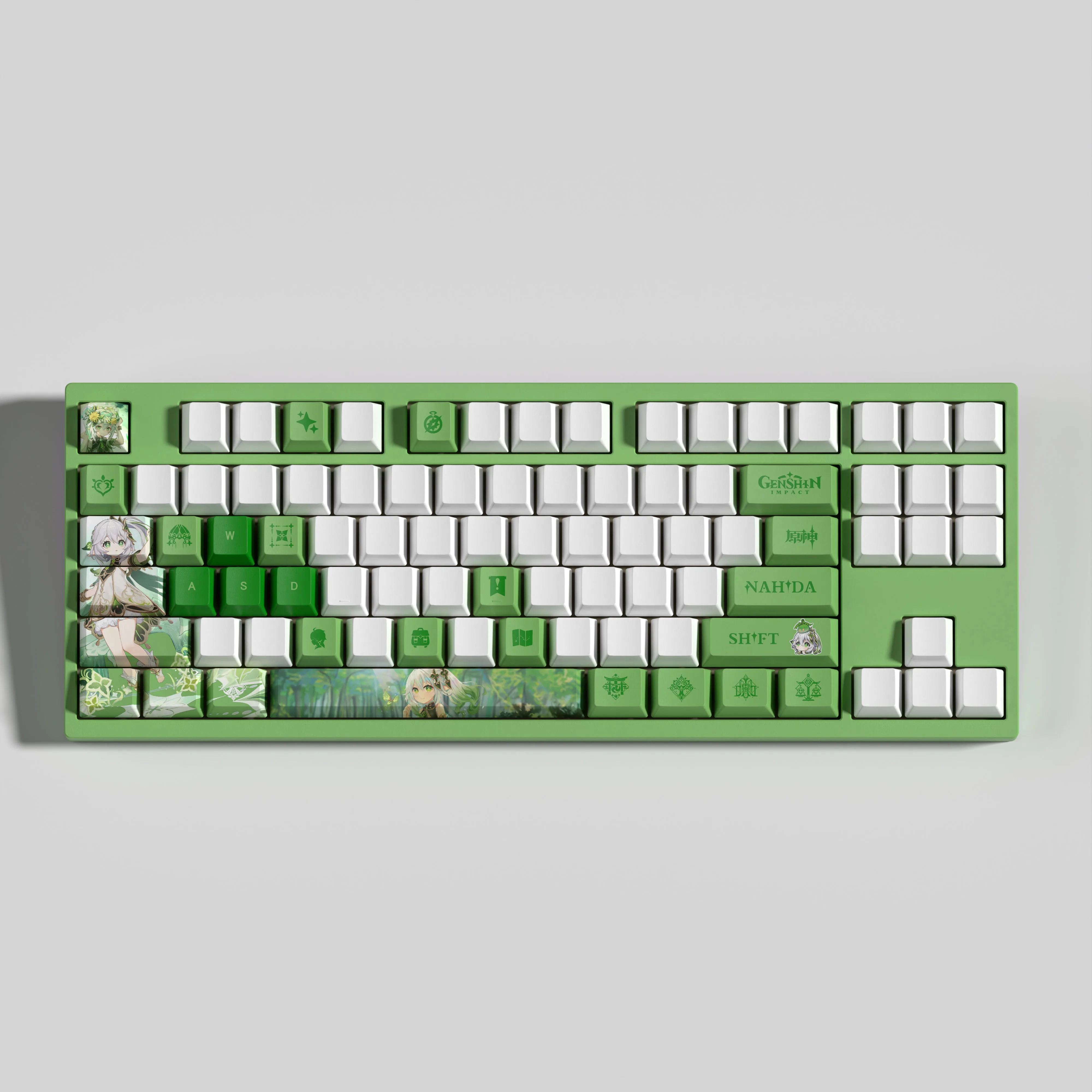 

Keycap 29 key set PBT material, five-sided sublimation process, two-dimensional keycap