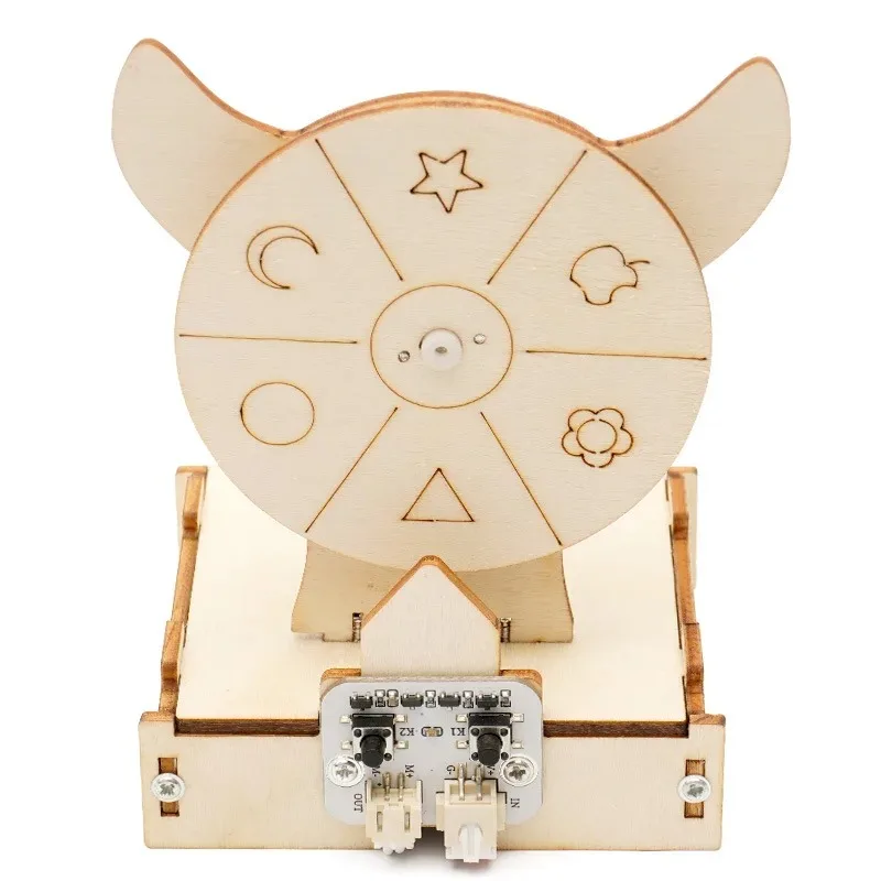 DIY Lucky Wheel Handmade Model Kids Science Experiment Educational Toy Assembly Building Kit School Physics Learning Craft Toy