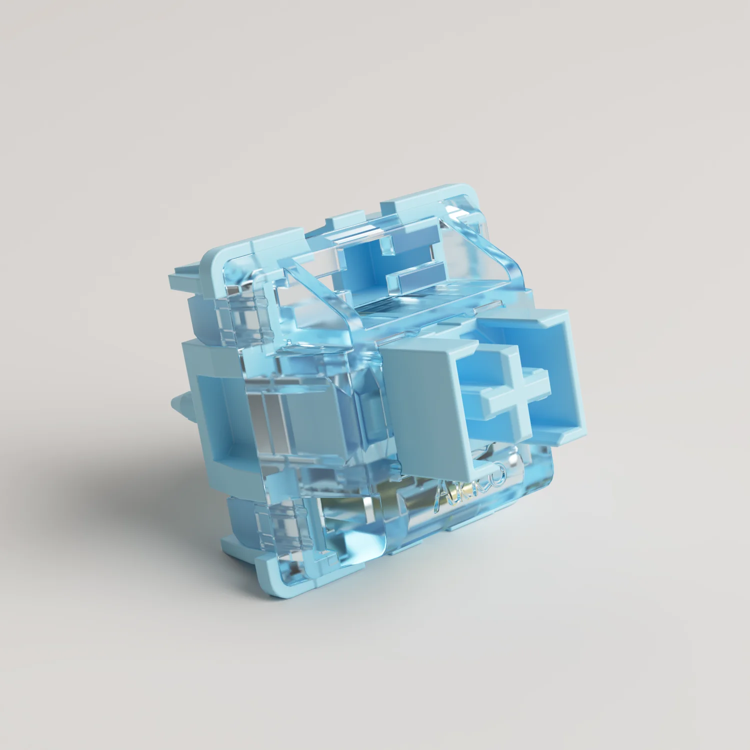 Akko V3 Cream Blue Pro przełącznik 5 Pin 45gf przełącznik dotykowy z pyłoszczelnym trzpieniem kompatybilny z klawiatura mechaniczna MX (45 szt.) — zdjęcie produktu 3