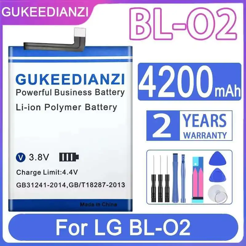 

High-Efficiency For LG BL-O2 BL-02 4200Mah Premium Replacement Mobile Phone Battery