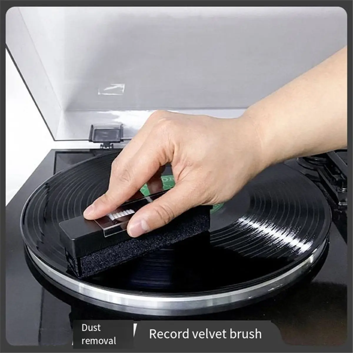 Multi-Suit Anti-Static Record Cleaning Kit Dust Remover for CD/LP Vinyl Phonograph Turntable Player [AA74-AAA]