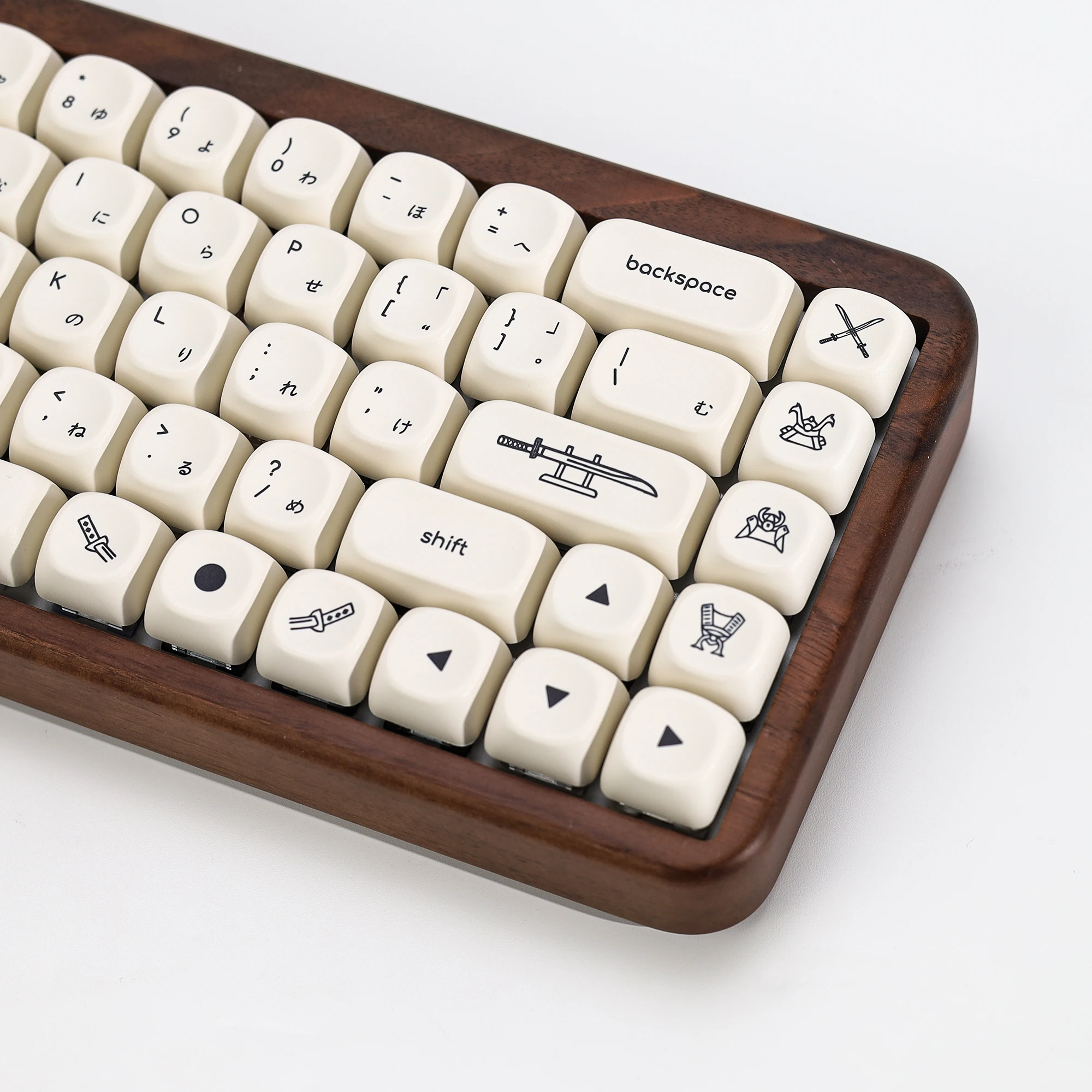KBDiy 137 Keys GMK Honor Keycaps Set Retro PBT ISO KOA Profile Japanese Keycap For 60 Game Mechanical Keyboard Key Caps 60% 75