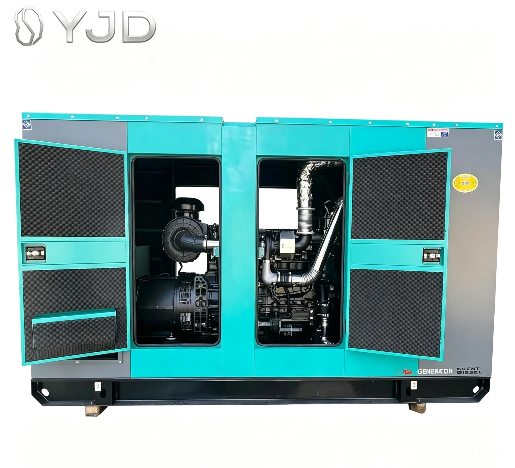 Super Silent Canopy Type Generators Shang-chai SDEC SC10E420D2 280KW 350KVA  Auto Start ATS 1500/1800 RPM Diesel Generator Set