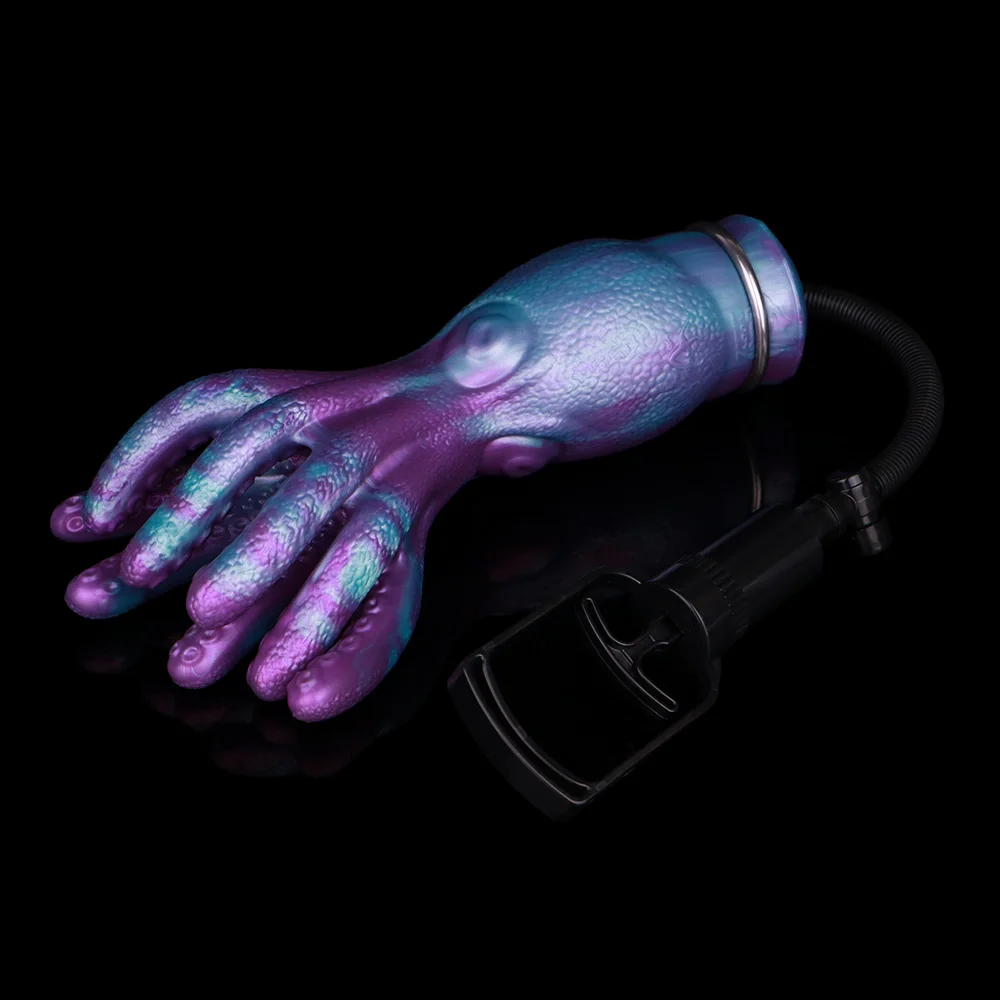 Tentacle Shaped Silicone Toy with Manual Air Pump Cthulhu Realistic Male Masturbation Cup Vacuum Squeeze Stroker Adult Sex Toy 4