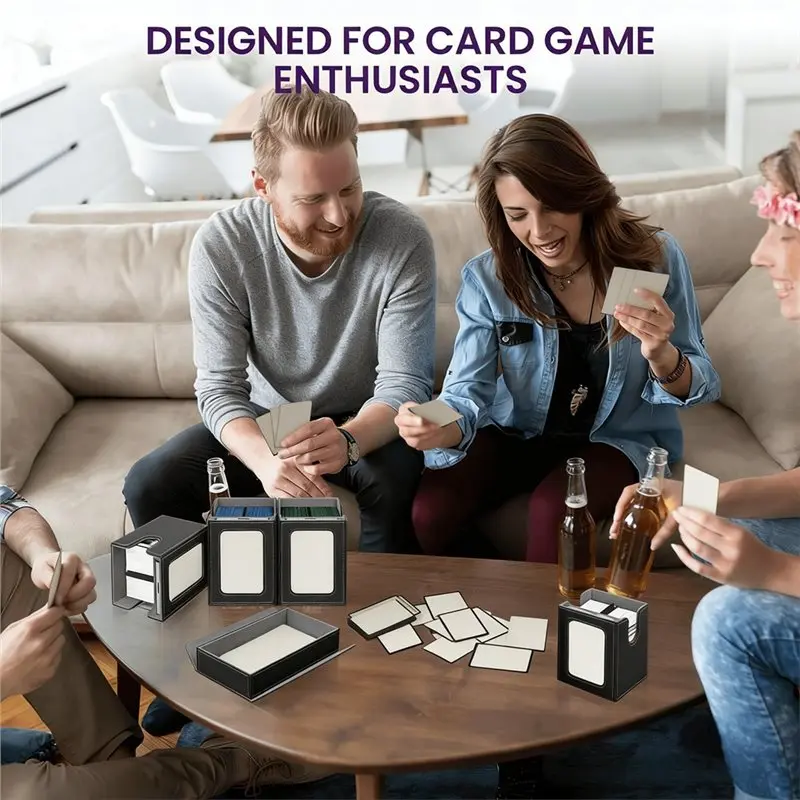 กล่องใส่การ์ดแม่เหล็กพร้อมหูหิ้ว สำหรับการ์ดกีฬา กล่องใส่การ์ดแบบถอดได้ พร้อมกล่องเก็บการ์ดสะสมแบบมีหน้าต่าง-Y44A