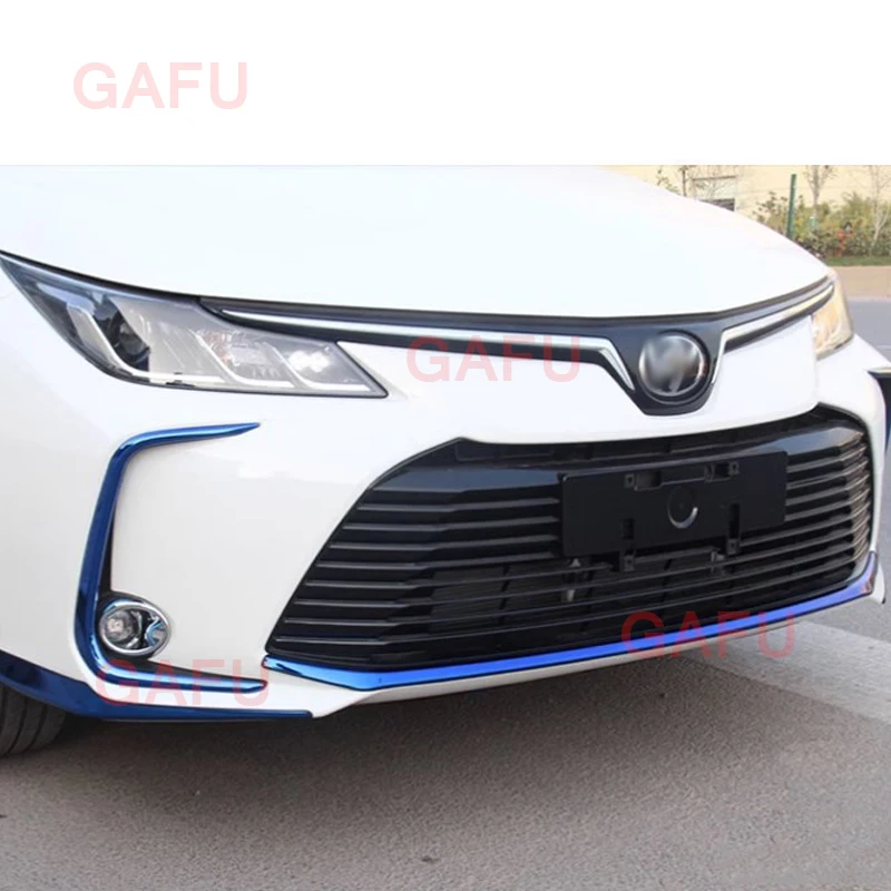 

Передняя рама противотуманных фар для Toyota Corolla 2019-2022, внешние аксессуары для автомобиля, отделка передней балки автомобиля