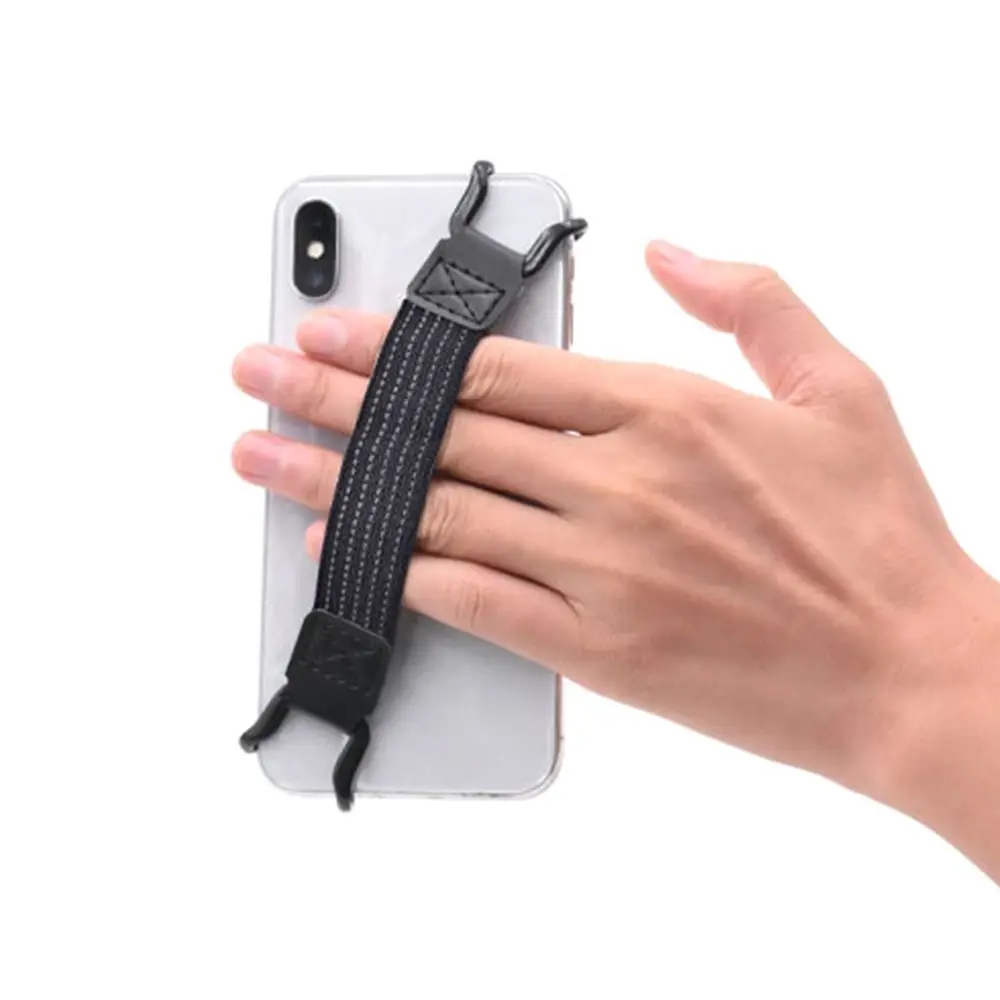 Universal Mobile Phone Tablet Hand-Strap Anti-Fall Device Fixed Belt One-Hand High-elastic Strap Buckle for IPad/Xiaomi/Samsung