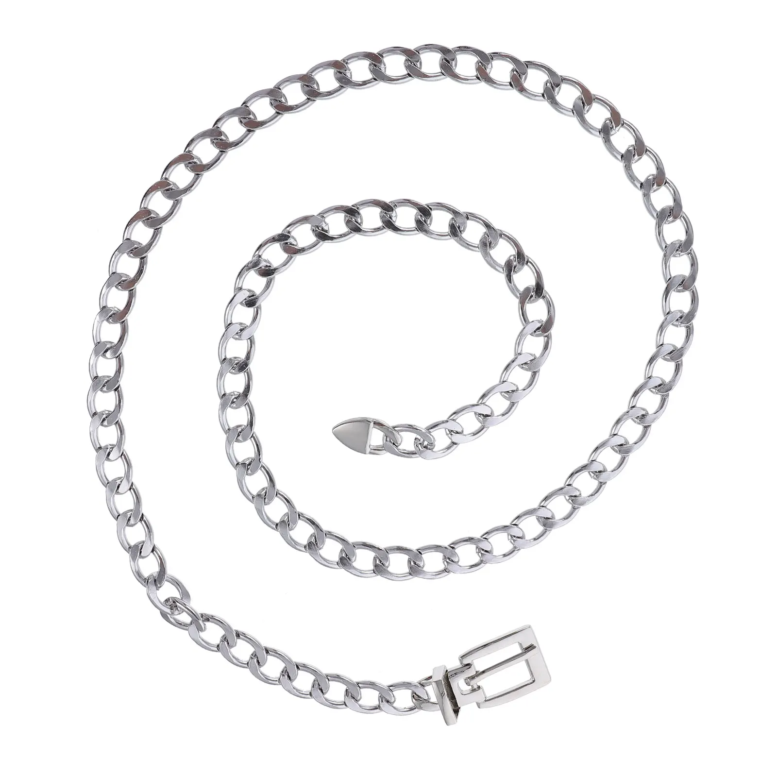 

Metal Trousers Waist Belt Women Accessories Punk Lightweight Durable Aluminum Alloy Chain Waist Chain Belts Belts