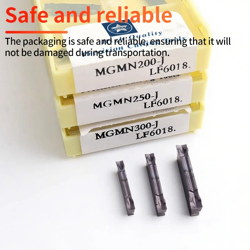 VOKET Inserto per scanalatura CNC MGMN300-G MH LF6018 rettifica di precisione in acciaio inossidabile per parti in acciaio