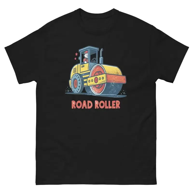 Road Roller Transportation Vehicle Illustration T Shirt