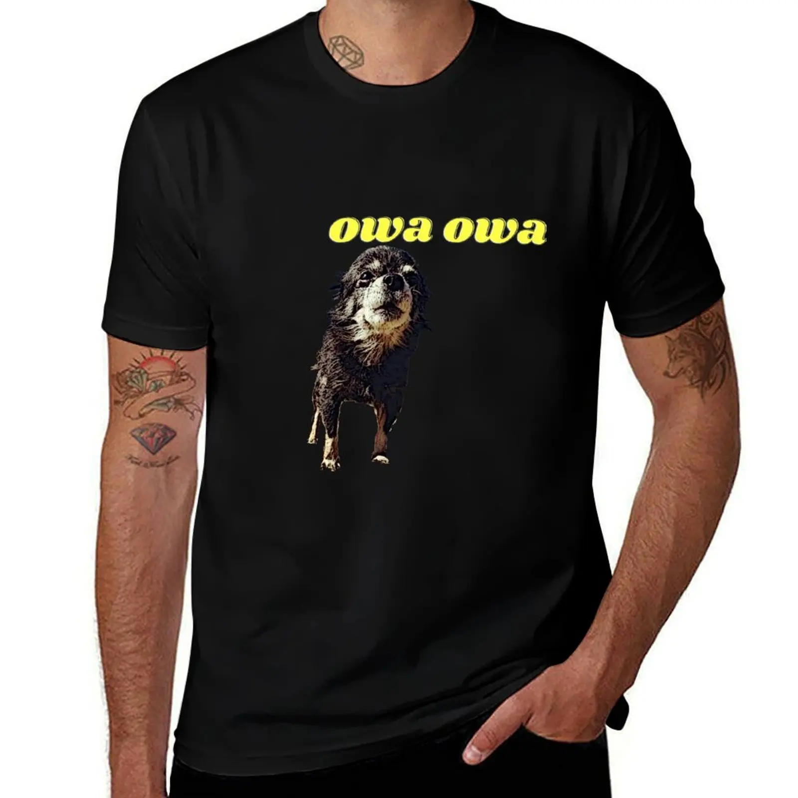 

pudgywoke owa owa T-Shirt funny t shirts man t shirt personalised T-Shirt