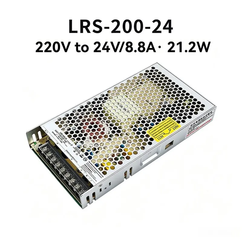 USER FRIENDLY-Ultra-Thin AC DC Switching Power Supply 220V-24V 8.8A 211.2W