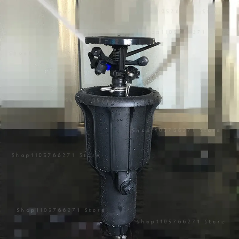 Buried rotary nozzle, retractable buried nozzle rotary rocker telescopic nozzle
