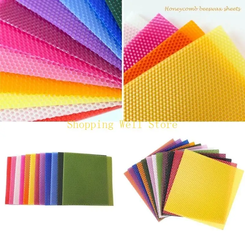 KX4B 12 Pieces Wax Sheets for Candle Making, Wax Making Kits for Kids Adults - Image 3