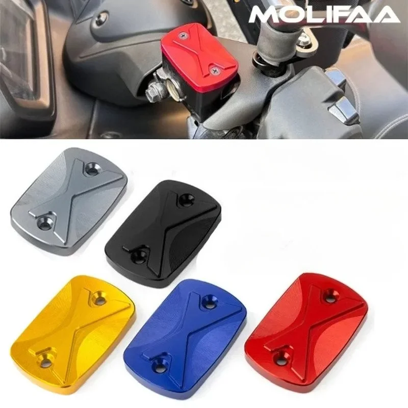

For Yamaha Xmax 300 2017-2023 V1 V2 Oil Cup Cover Motorcycle CNC Front Brake Upper Pump Brake Master Fluid Tank Cap Accessories