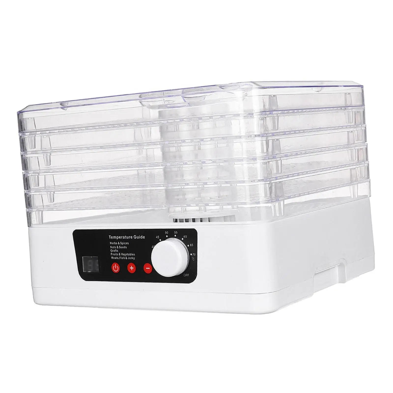 Electric Food Fruit Large 5 Layers 110V High Capacity Dryer for Food and Jerky Fruit Dryer for Herbs Vegetable Food Kitchen