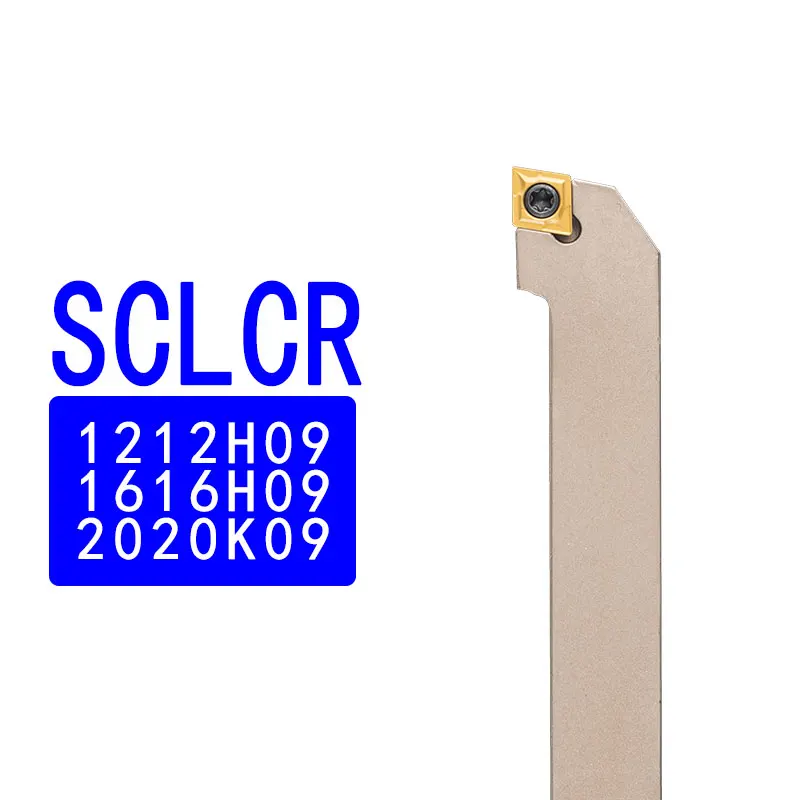 SCLCR1212H06 SCLCR1616H09 SCLCR2020K09 Weißer Federstahl CNC-Drehwerkzeughalter SCLCR Bohrstange Drehwerkzeug