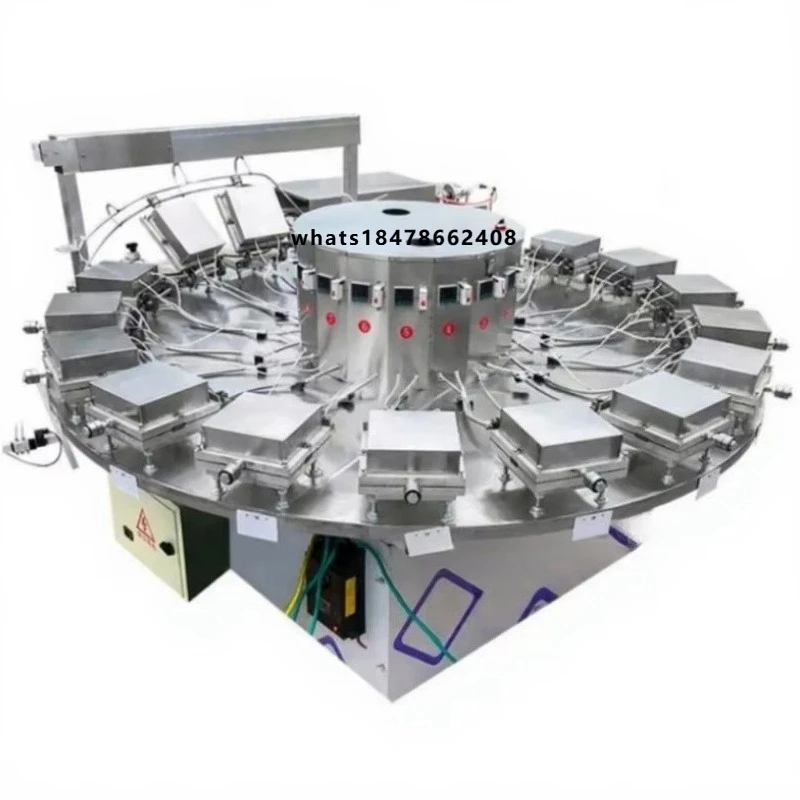 Commercial Premium 18-Unit High Quality Baking Equipment Crispy Pancake Shrimp Chip Baking Machine