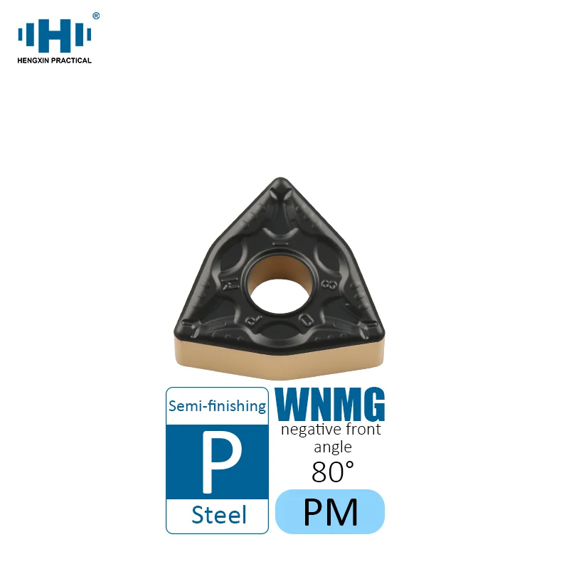 

HENGXIN Tungsten Carbide Inserts WNMG080404 WNMG080408 WNMG080412 PM WNMG S230B CVD External Turning Tool CNC Lathe Cutter Tools