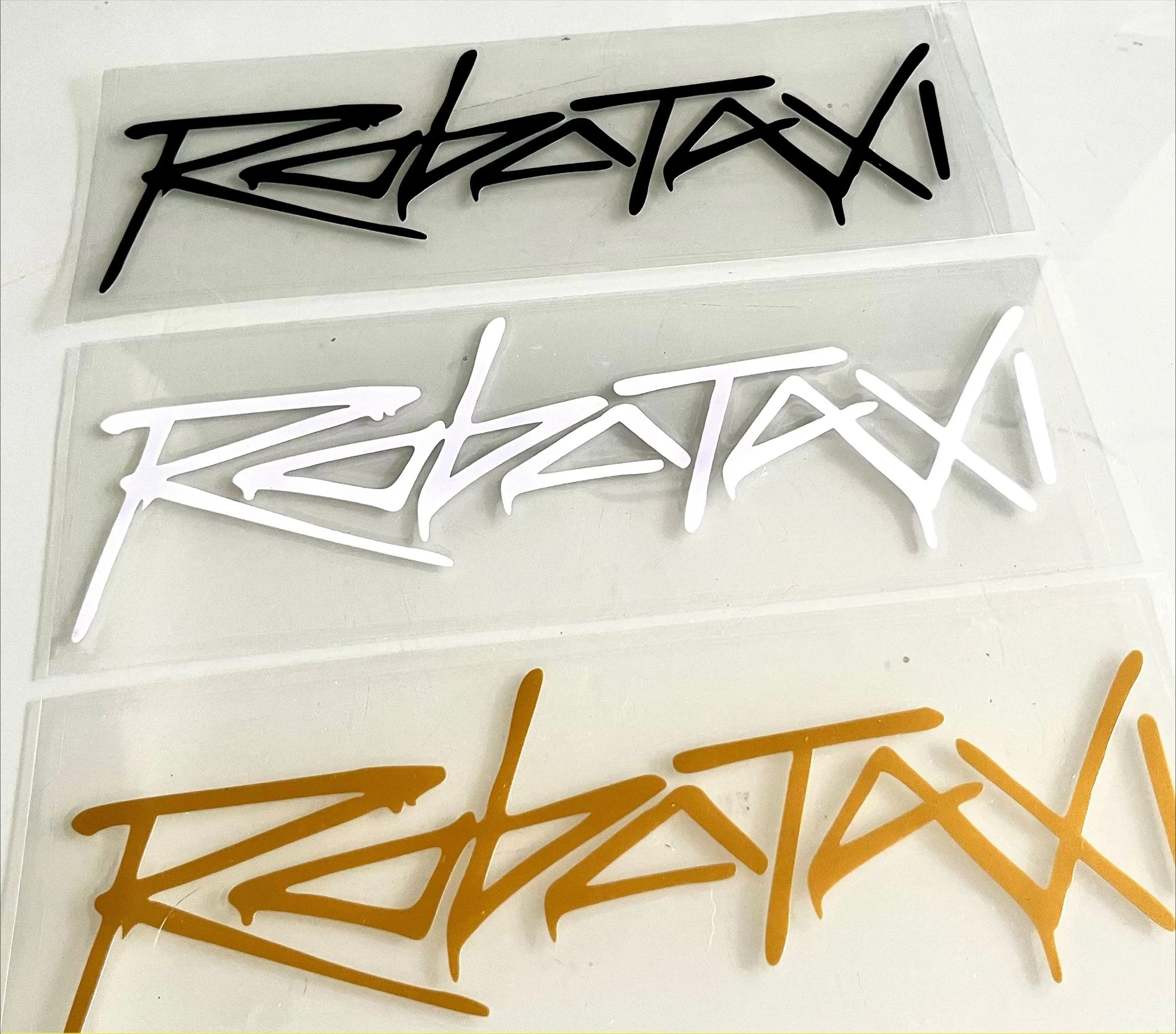 

Suitable for Tesla Robotaxi Sticker Autonomous Driving Sticker