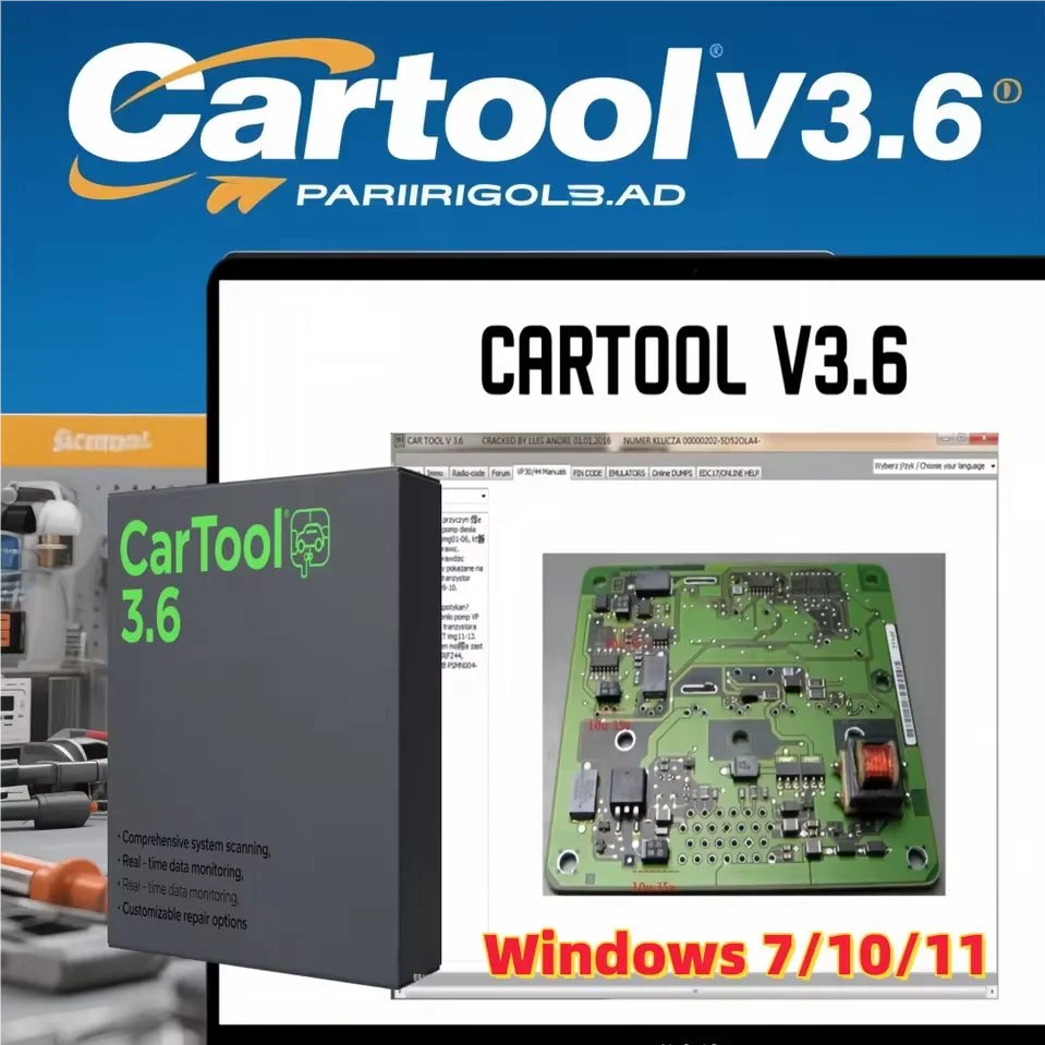 

Программное обеспечение для ремонта автомобиля, горячая распродажа CarTool 3.6, автомобильный инструмент для Immo и подушек безопасности, сброс программного обеспечения для ремонта автомобиля Windows 7/10/11