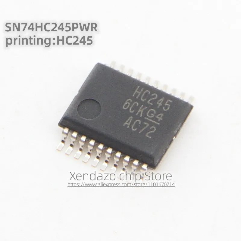 5pcs/lot SN74HC245PWR SN74HC245PW Silk screen printing HC245 TSSOP-20 package Original genuine Transceiver chip