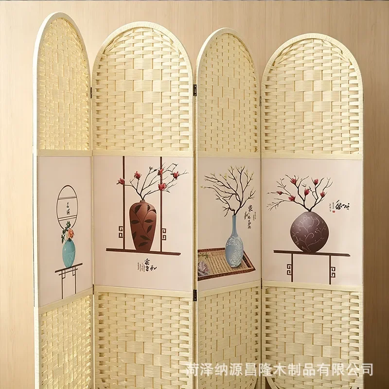 Modern Folding Room Divider Portable Privacy Screen for Living Room Office Hotel Simple Home Partition Wall