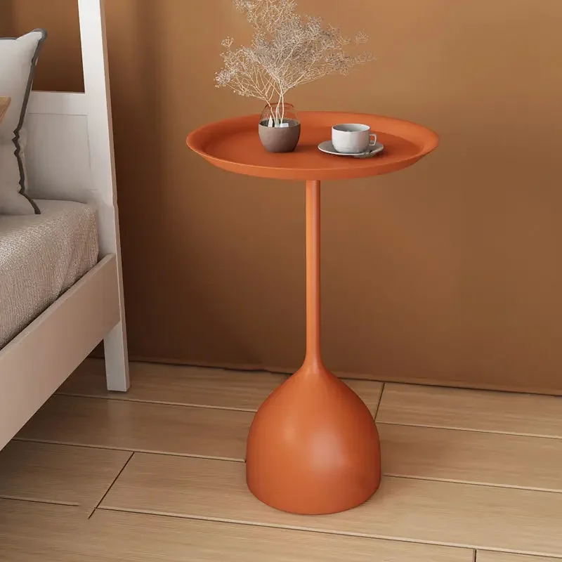 

Iron Sofa Corner Table Light Luxury Bedroom Iron Side Table Balcony Small Round Table Living Room Side Tables Coffee Tables