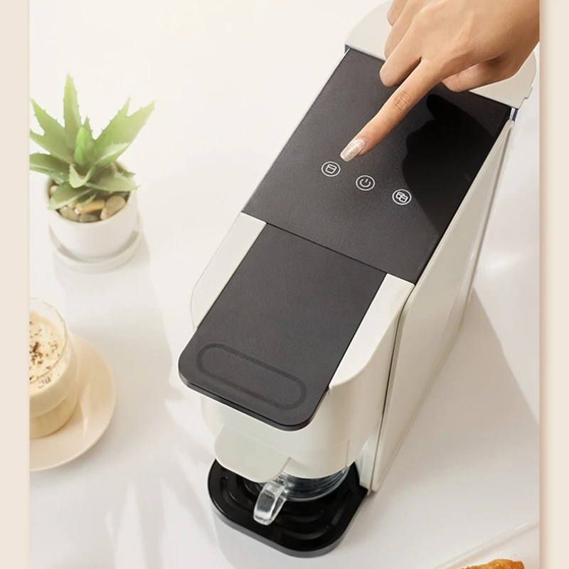 ماكينة صنع القهوة بالكبسولات متعددة الوظائف، للاستخدام المنزلي، سهلة التشغيل، استخلاص ثابت، حجم قهوة قابل للتعديل، تخمير تلقائي